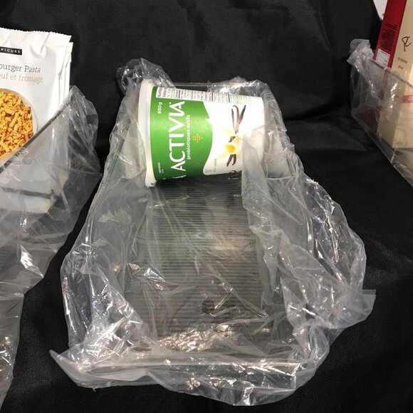 Set of 4 Fridge Storage Box Kitchen Organizer Case Bin Stackable Container Tray - Picture 9 of 10